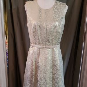 Gold Miss Wu dress